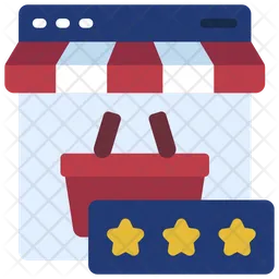 Online Shop Review  Icon