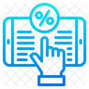 Online Shoping Mobile Smartphone Icon