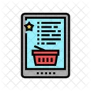 Online Shoping List  Icon