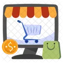 Online Shopping Online Store Eshop Icon