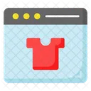 Online Shopping Website Shop Icon