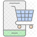Online Shopping Lineal Color Icon Icon