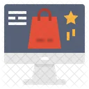 Online Shoping Bag Icon