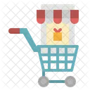 Shop Online Monitor Icon