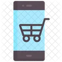 Shopping Online Mobile Icon