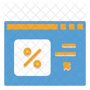 Online Shopping Web Shopping Sale Icon