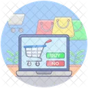 Online Shopping Cart Add Cart Ecommerce Icon