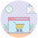 Online Shopping Shopping Website Ecommerce Icon