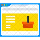 Online Shopping Shopping Basket Online Store Icon