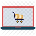 Online Shopping Trolley Cart Icon