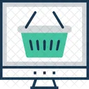 Online Shopping Basket Icon