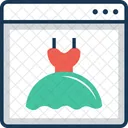 Online Shopping Dress Icon