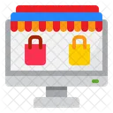 Online Shopping Shop Icon