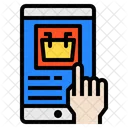 Hand Smartphone Shopping Icon
