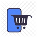 Shopping Online Social Distancing Icon