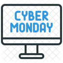 Cyber Monday Sale Discount Icon