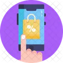 Online Shopping Shopping On Sale Shopping Icon