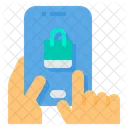 Mobile Shopping Payment Method Shopping Bag Icon