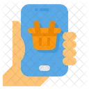 Mobile Shopping Basket Mobile Payment Icon