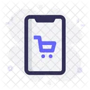 Mobile Cart Shop Icon