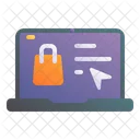 Laptop Ecommerce Online Icon