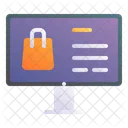 Computer Desktop Online Icon