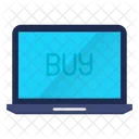 Online Shopping Laptop Icon