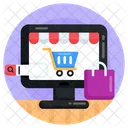 Online Shopping E Shopping Ecommerce Icon