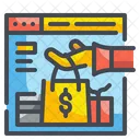 Online Shopping Browser Website Icon