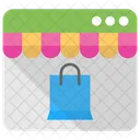 Online Shopping Ecommerce Icon