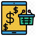 Online Shopping Cart Shopping Website Icon