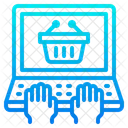Online Shopping Basket Buy Icon