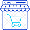 Online Shopping Ecommerce Cart Icon