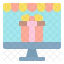 Online Shopping Online Gift Computer Icon
