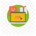 Online Shopping Ecommerce Webshop Icon