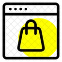 Online Shopping Shopping Bag Website Icon