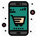 Online Shopping Basket Business Icon