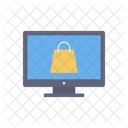Online Shopping Shopping Online Clothe Icon