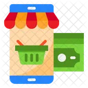 Online Shopping Mobile Shopping Online Basket Icon