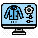 Online Shopping Jacket Cloth Icon