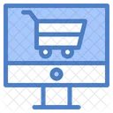 Online Shopping Online Shopping Cart Shopping Trolley Icon