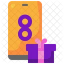 Online Shopping Smartphone March Icon