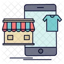 Online Shopping Garments Shop Buy Garments Icon