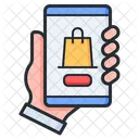Online Store App Smartphone Icon
