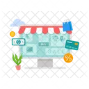 Online Shopping Ecommerce Icon