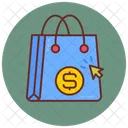 Online Shopping Shopping Bag Hand Bag Icon