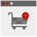 Online Shopping Browser Ecommerce Icon