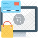 Online Shopping E Icon