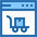 Online Shopping Web Online Shop Icon
