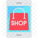 Online Shopping Shopping Smartphone Icon